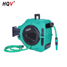 A18 50Ft Retractable Automatic Wall Mount Outdoor Spray Water hose reel